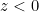 z<0